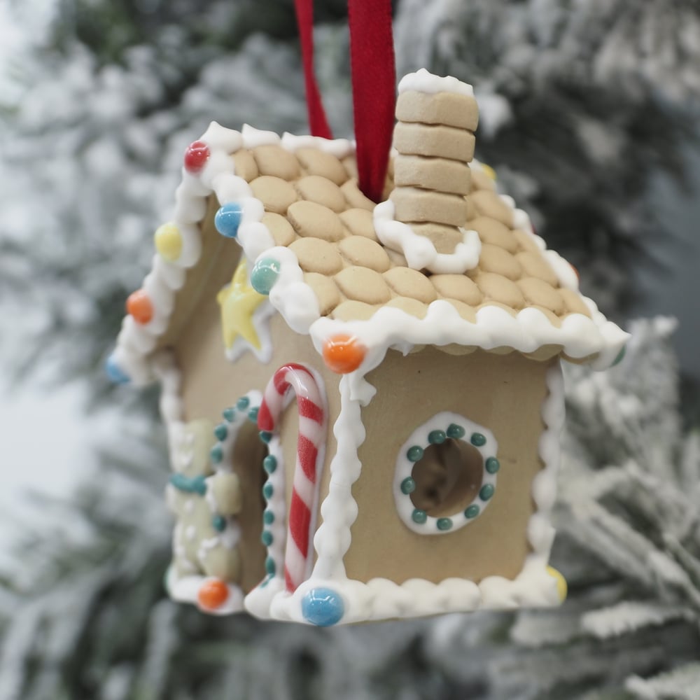 Image of Gingerbread House Ornament 005
