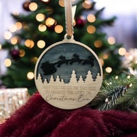 Hand Painted Christmas Eve Ornament