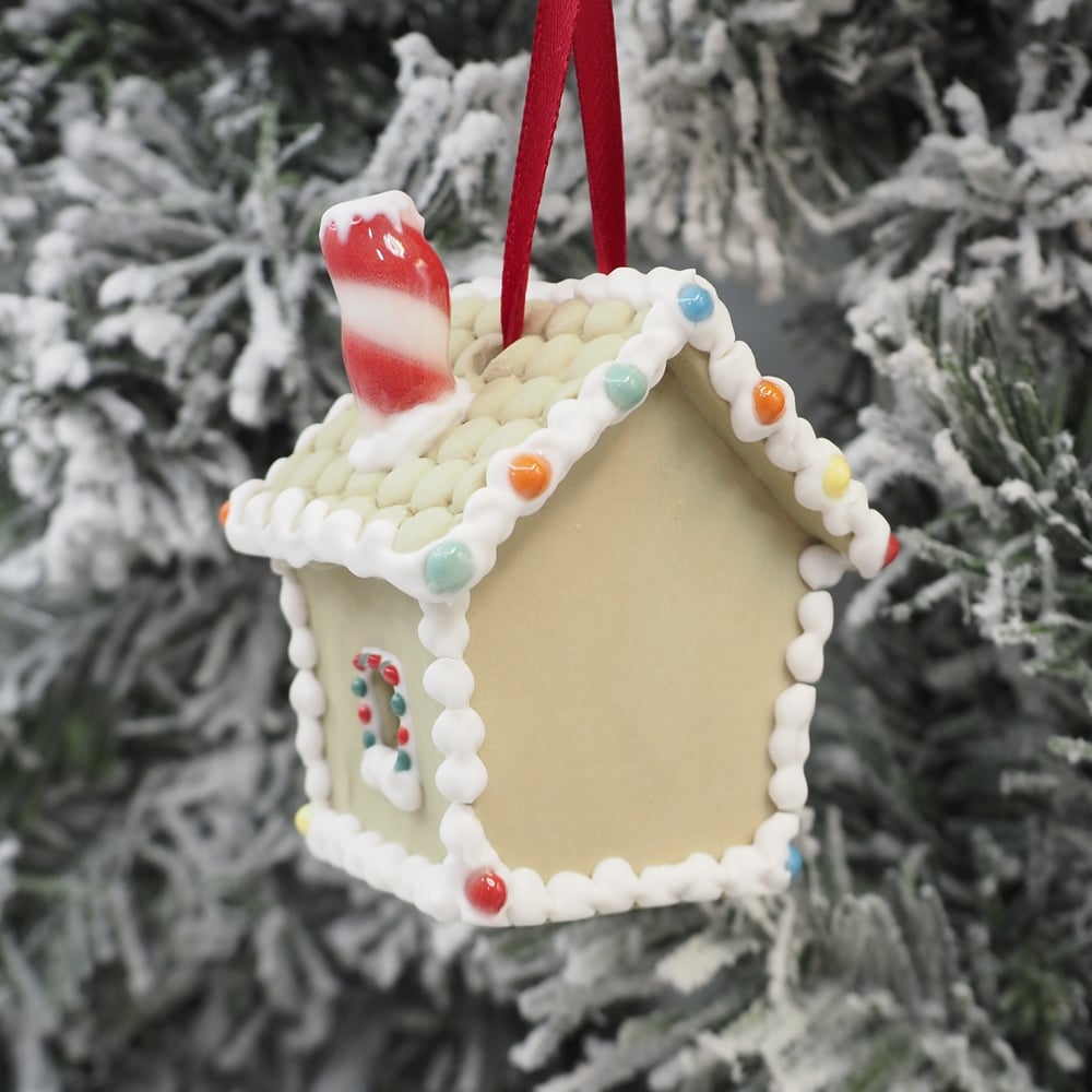 Image of Gingerbread House Ornament 009