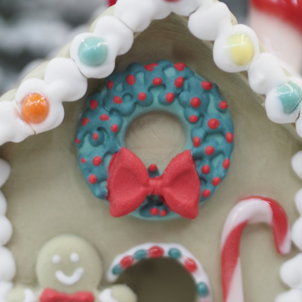 Image of Gingerbread House Ornament 009