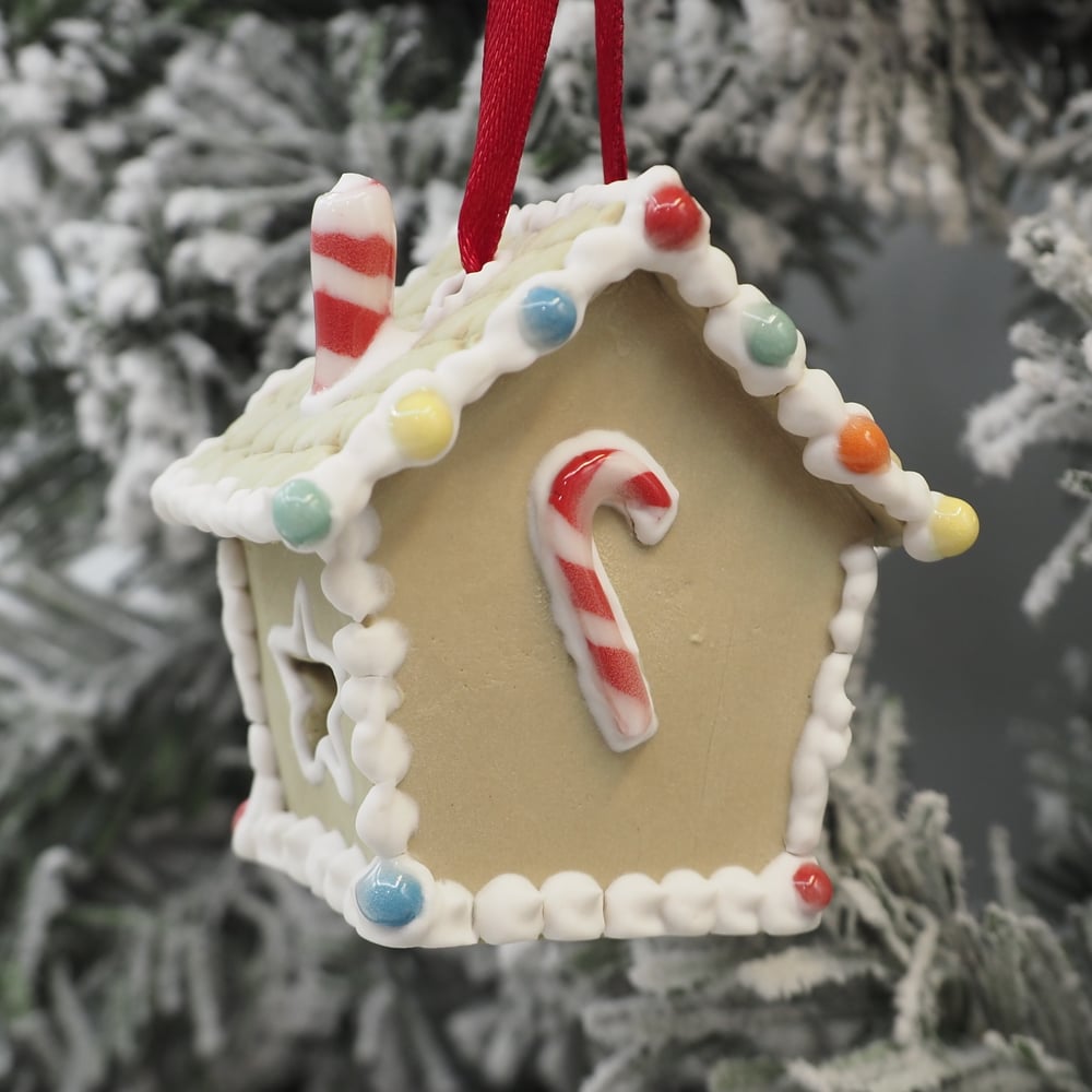 Image of Gingerbread House Ornament 010
