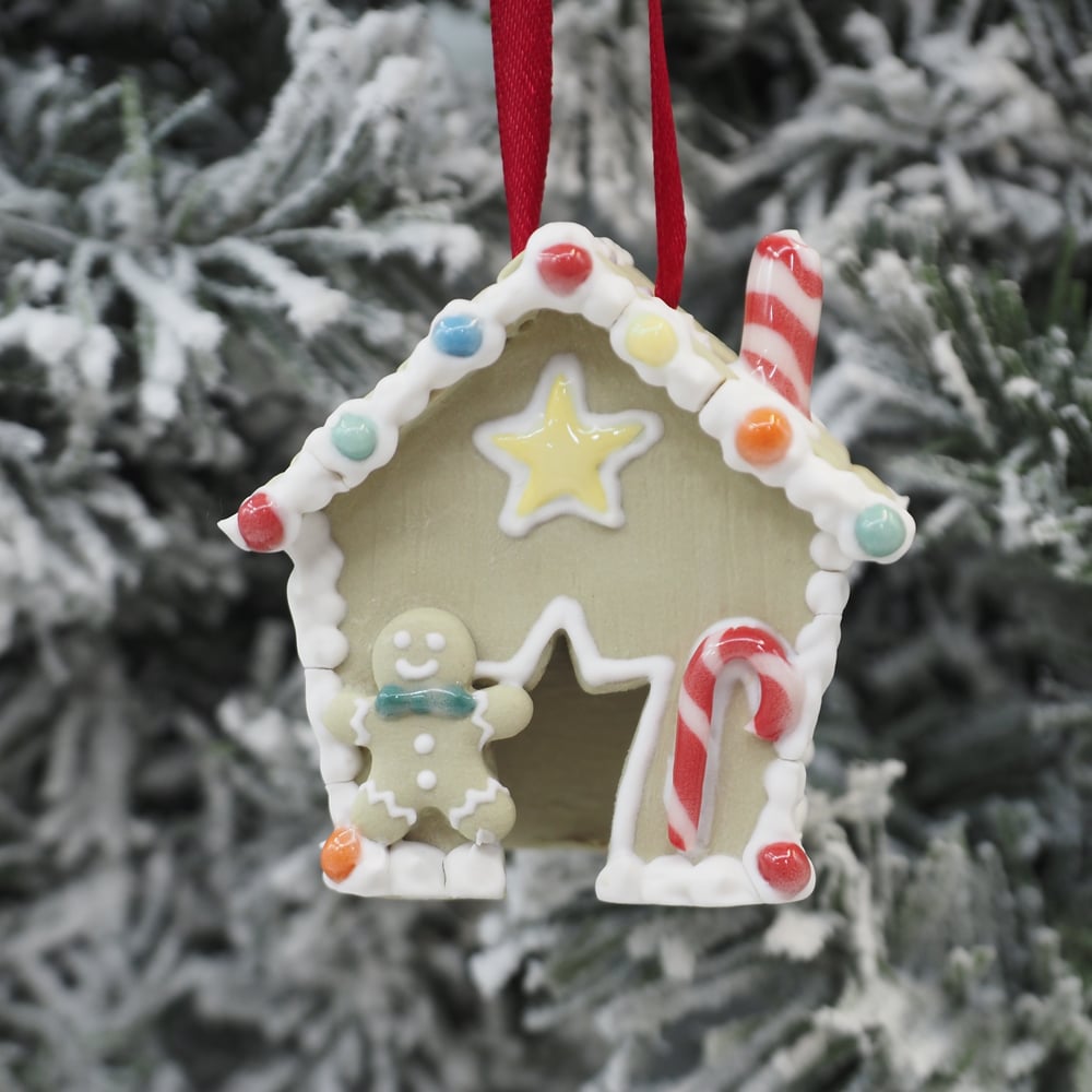 Image of Gingerbread House Ornament 010