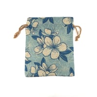 Image 3 of Burlap Bag Set (large) - "Tropical"