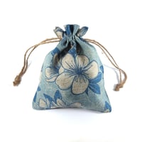 Image 4 of Burlap Bag Set (large) - "Tropical"
