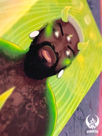 Image 2 of The Peridot God - Art Print (LIMITED QUANTITY)