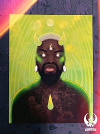 Image 3 of The Peridot God - Art Print (LIMITED QUANTITY)