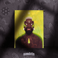 Image 1 of The Peridot God - Art Print (LIMITED QUANTITY)