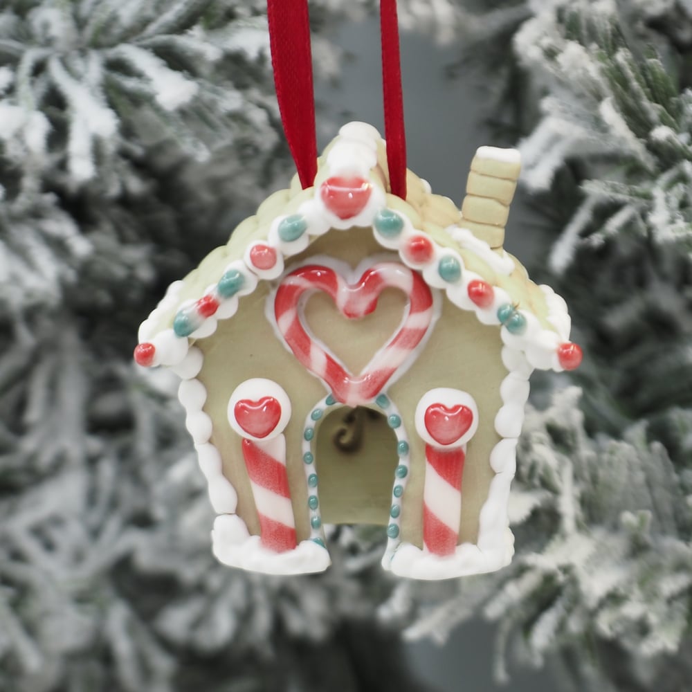 Image of Gingerbread House Ornament 013