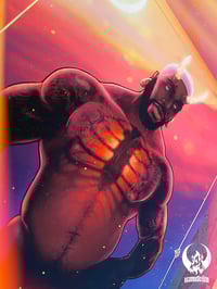 Image 2 of Demon Daddy (Nude Version) - Art Print (LIMITED QUANTITY)