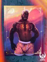 Image 3 of Demon Daddy (Undies Version) - Art Print (LIMITED QUANTITY)