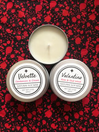 Image 2 of Vees Hazbin 2 Ounce Soy Candle Samples
