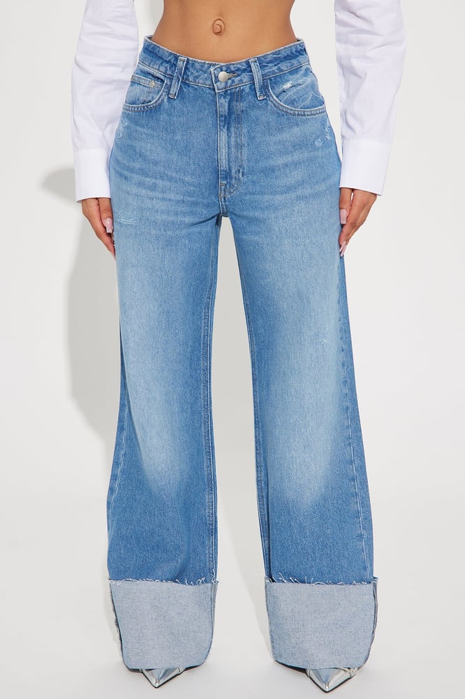 Image of Cuff Jeans
