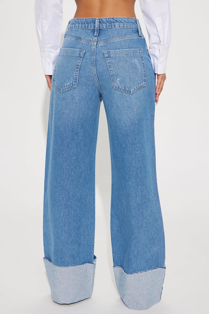 Image of Cuff Jeans