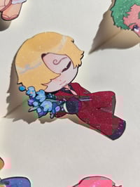 Image 3 of One Piece Flower Glitter Stickers