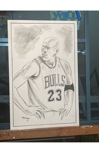 Image 2 of Original Art: Michael Jordan