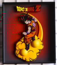 Image 1 of Dragonball Z Hand Crafted 3D Wooden Diorama Wall Hanging Artwork