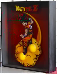 Image 2 of Dragonball Z Hand Crafted 3D Wooden Diorama Wall Hanging Artwork