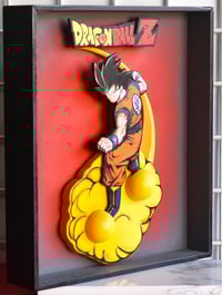 Image 3 of Dragonball Z Hand Crafted 3D Wooden Diorama Wall Hanging Artwork