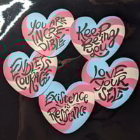 Trans Affirmations Stickers