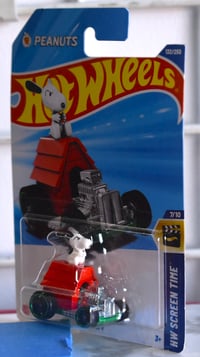 Image 5 of 2024 Hot Wheels Red Snoopy House Car # 132 of 250 International Card – Diecast Car NIP”