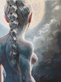 Image 2 of Shadowheart "Bathed in Moonlight" Woven Blanket