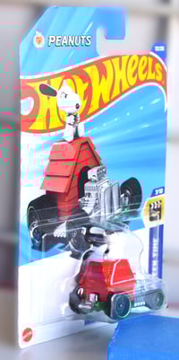 Image 6 of 2024 Hot Wheels Red Snoopy House Car # 132 of 250 International Card – Diecast Car NIP”