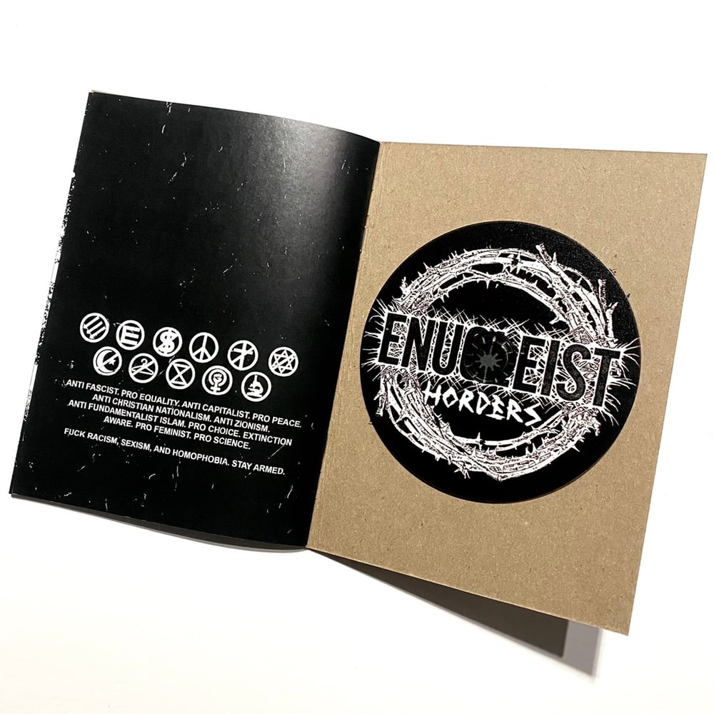 Image of HORDERS 'enucleist' EP + zine