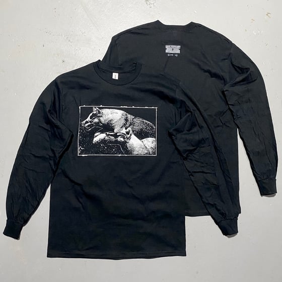 Image of wolves at the door long sleeve