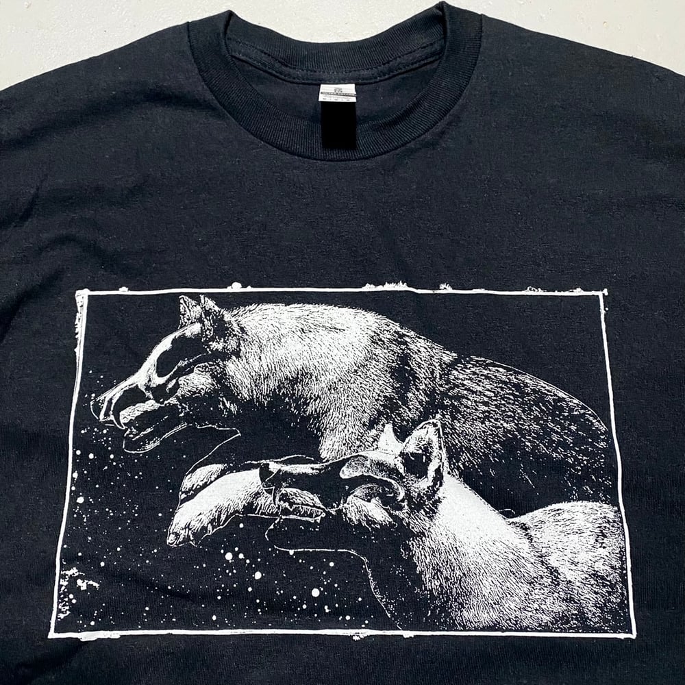 Image of wolves at the door long sleeve