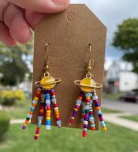 Image 2 of Planet Earrings