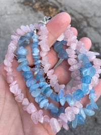 Image 1 of Crystal Chip Necklaces