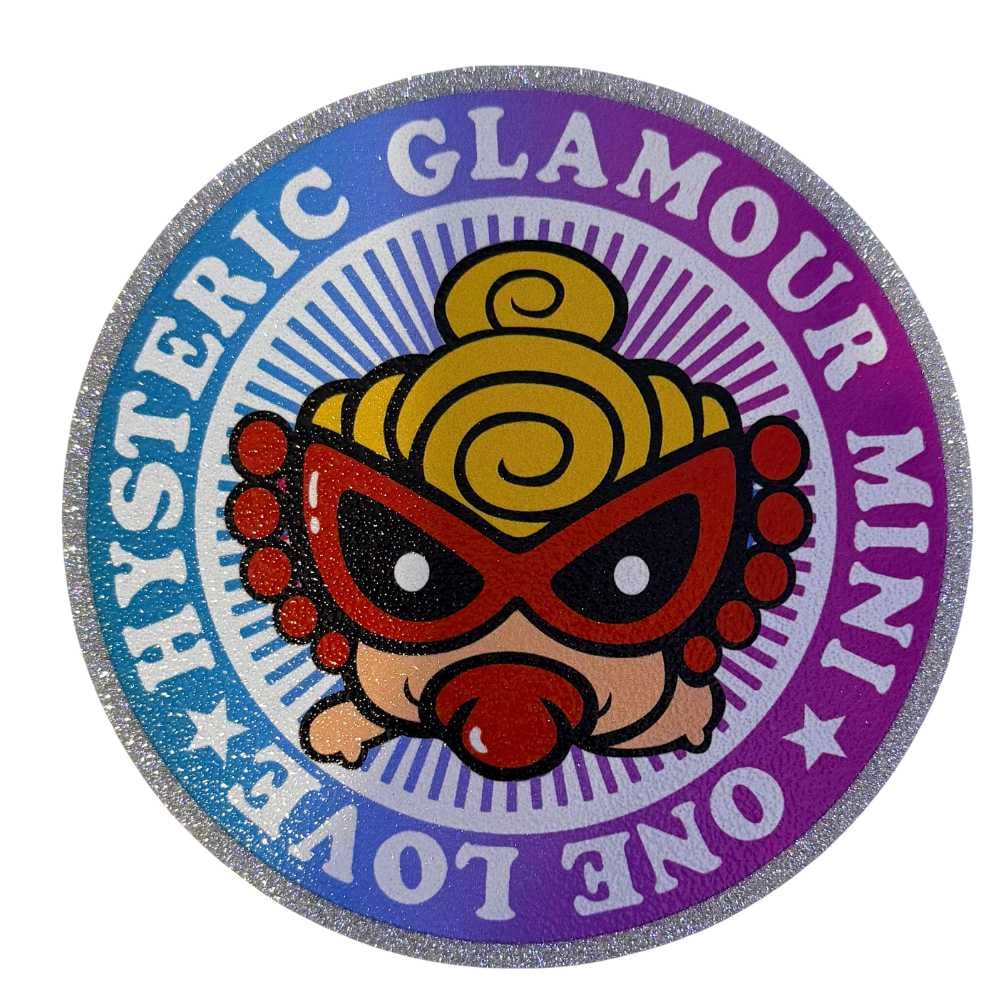 Image of UV DTF Glitter Stickers 3.5"–4" Textured Sparkly Silver Waterproof Durable Decals