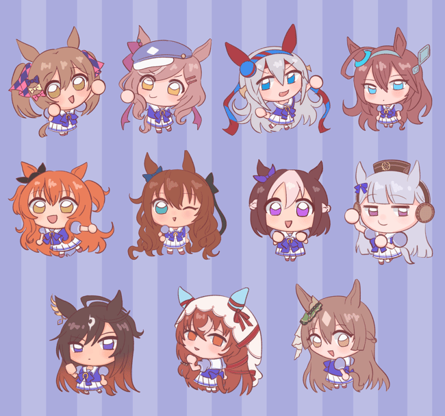 uma musume charms pt3 (PREORDER)