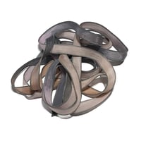 Image 6 of 1PC. SPOOKY HOLLOW 42" hand dyed wrist wrap bracelet silk ribbon//Yoga wrist wrap bracelet ribbon