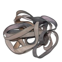 Image 9 of 1PC. SPOOKY HOLLOW 42" hand dyed wrist wrap bracelet silk ribbon//Yoga wrist wrap bracelet ribbon