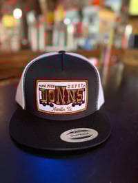 Burnt Orange Embroidered Patch Hat Trucker