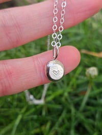 Image 2 of Heart Pebble Necklace 