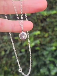 Image 3 of Heart Pebble Necklace 