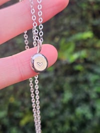 Image 4 of Heart Pebble Necklace 