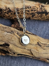 Image 1 of Heart Pebble Necklace 