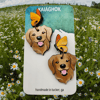 Golden Retriever Earrings