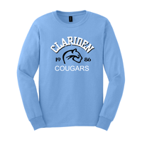 Carolina Blue Cotton Long-Sleeve Shirt