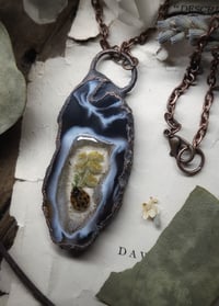 Image 2 of Agate Geode and Ladybug Amulet