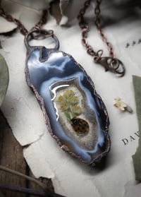 Image 4 of Agate Geode and Ladybug Amulet