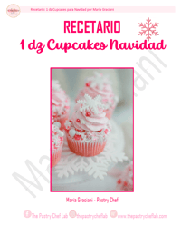 Image 1 of Recetario 1 docena de Cupcakes Navidad