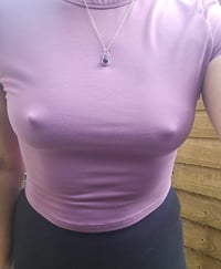 Image 12 of Made to order in 2 to 3 weeks - Silver pebble Necklace with Blue Goldstone 