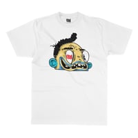 Curly Dude White Tee