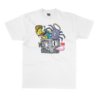 Robot White Tee