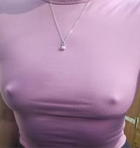 Image 3 of Made to order in 2 to 3 weeks! ' Anastasia ' - Pearl & Silver pebble Necklace 