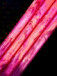 Image 1 of Fire On The Mountain / Maker's Blank. Pressure cast with Alumilite & pigment, dyes & holographics